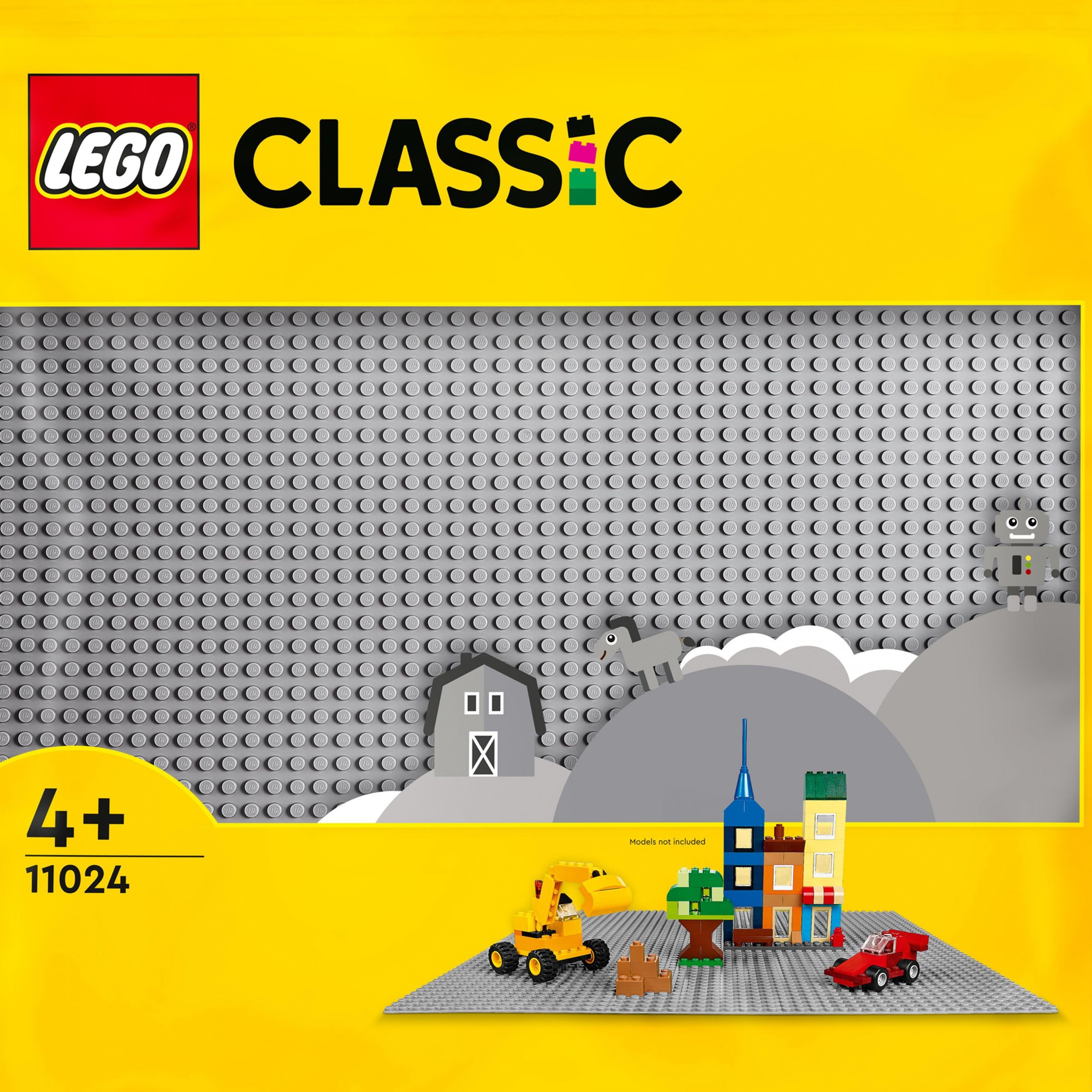 LEGO Classic Szara płytka konstrukcyjna (11024)