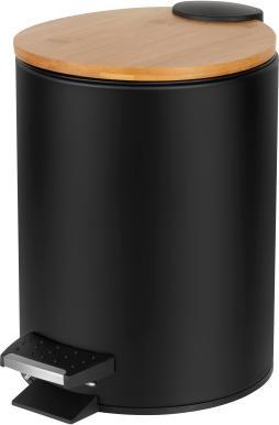 Kosz na śmieci Teesa na pedał czarny (TSA0402)