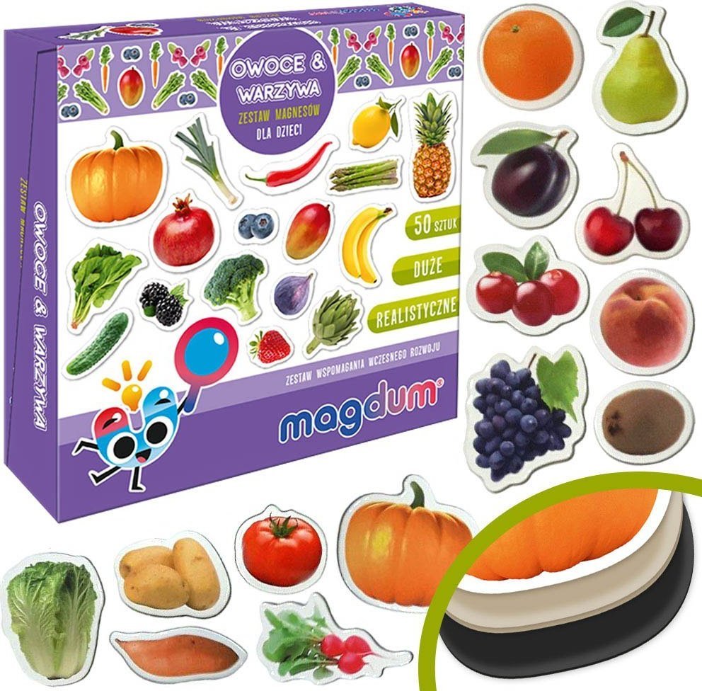 Maksik Magnesy Owoce warzywa MV 6032-42