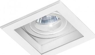 Azzardo Wpust podtynkowy kwadratowy biały AZzardo MINORKA AZ2801