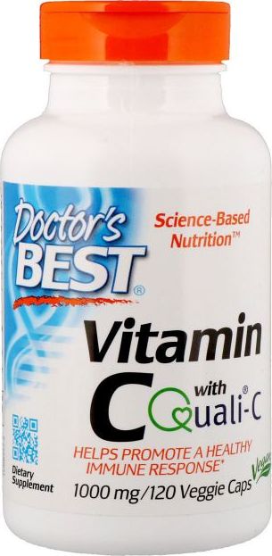 DOCTORS BEST Doctor's Best - Witamina C z Quali-C, 1000mg, 120 vkaps