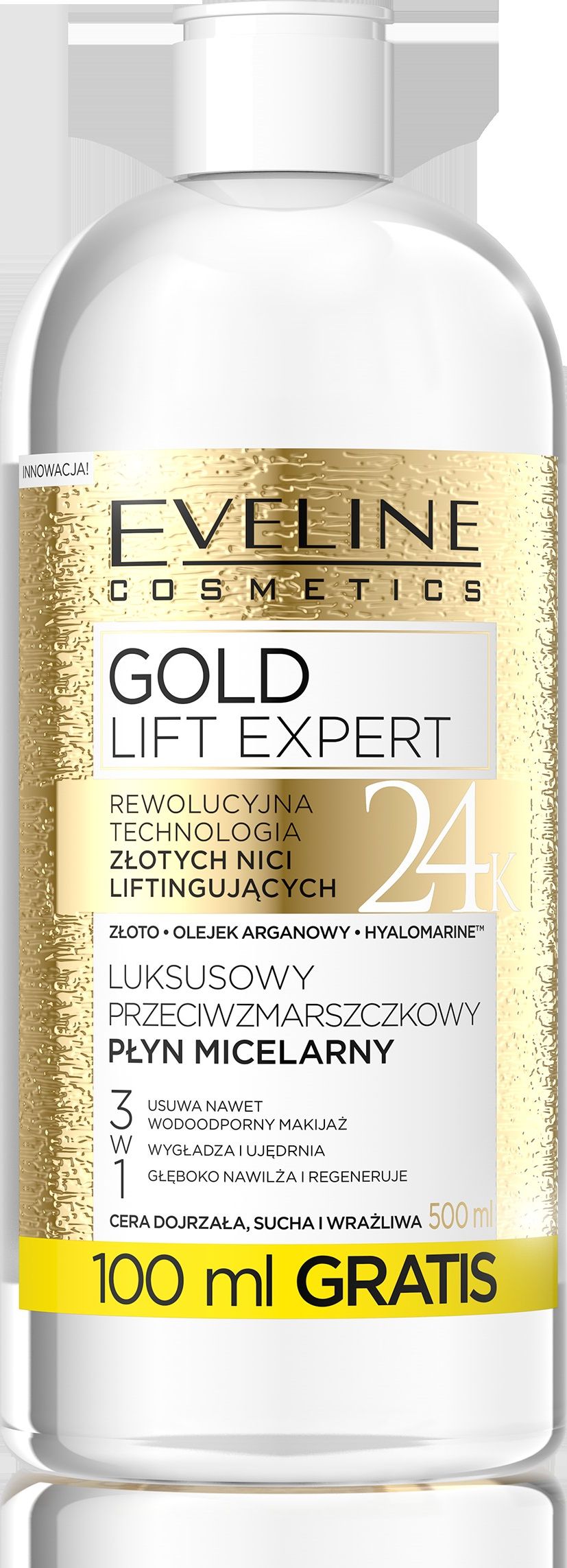 Eveline Gold Lift Ex płyn micelarny 500ml