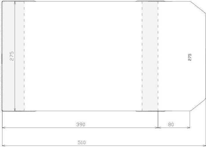 Sztapel Okładka regulowana 275x470mm (50szt)