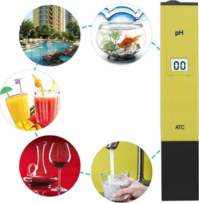Aptel ELEKTRONICZNY TESTER pH Miernik Kwasowości Wody Funkcja ATC AG180B
