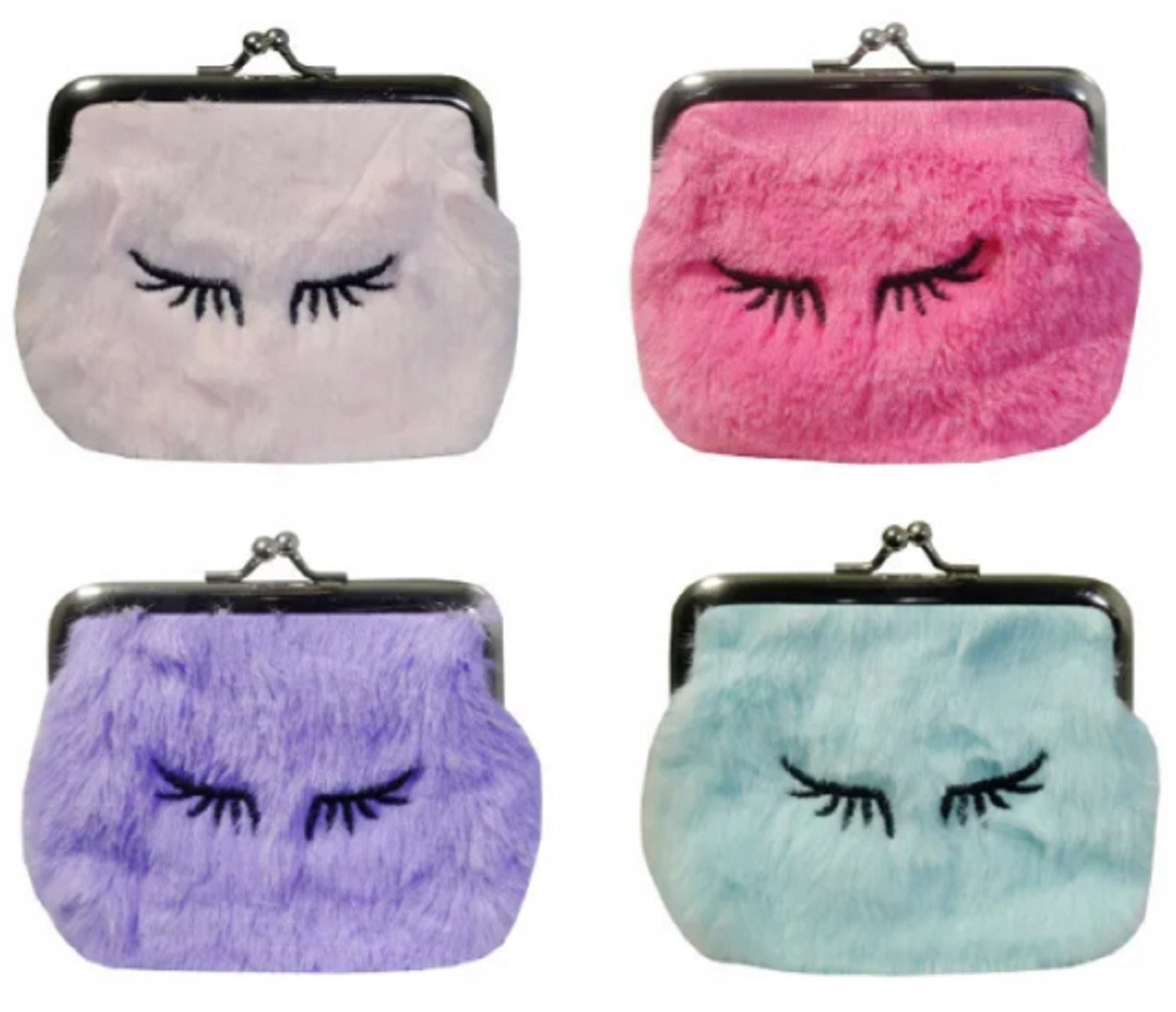 Portmonetka pluszowa MIX