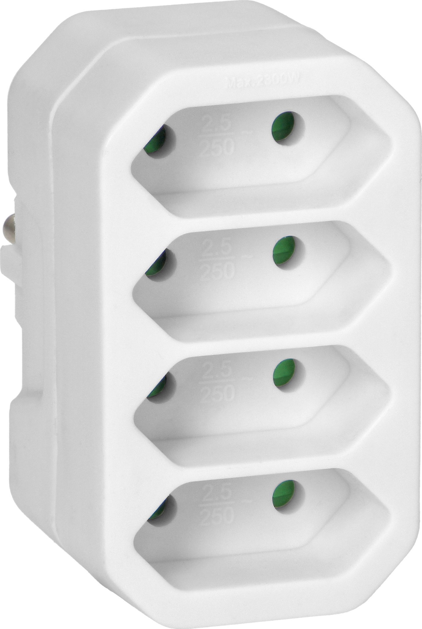 Orno Rozgałęźnik 4x2P EURO biały 20 sztuk