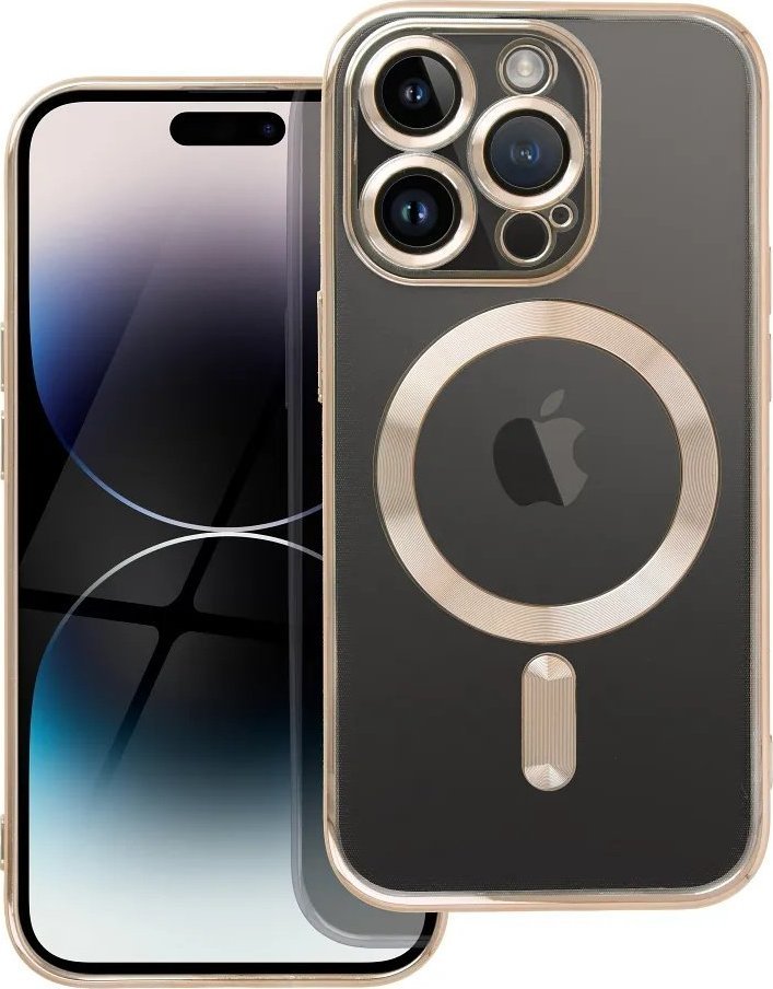 Braders Etui Futerał Electro Mag Cover do iPhone 14 Pro złoty