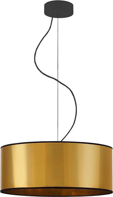 Lampa wisząca Lumes Złoty żyrandol z regulacją wysokości 40 cm - EX854-Hajfun