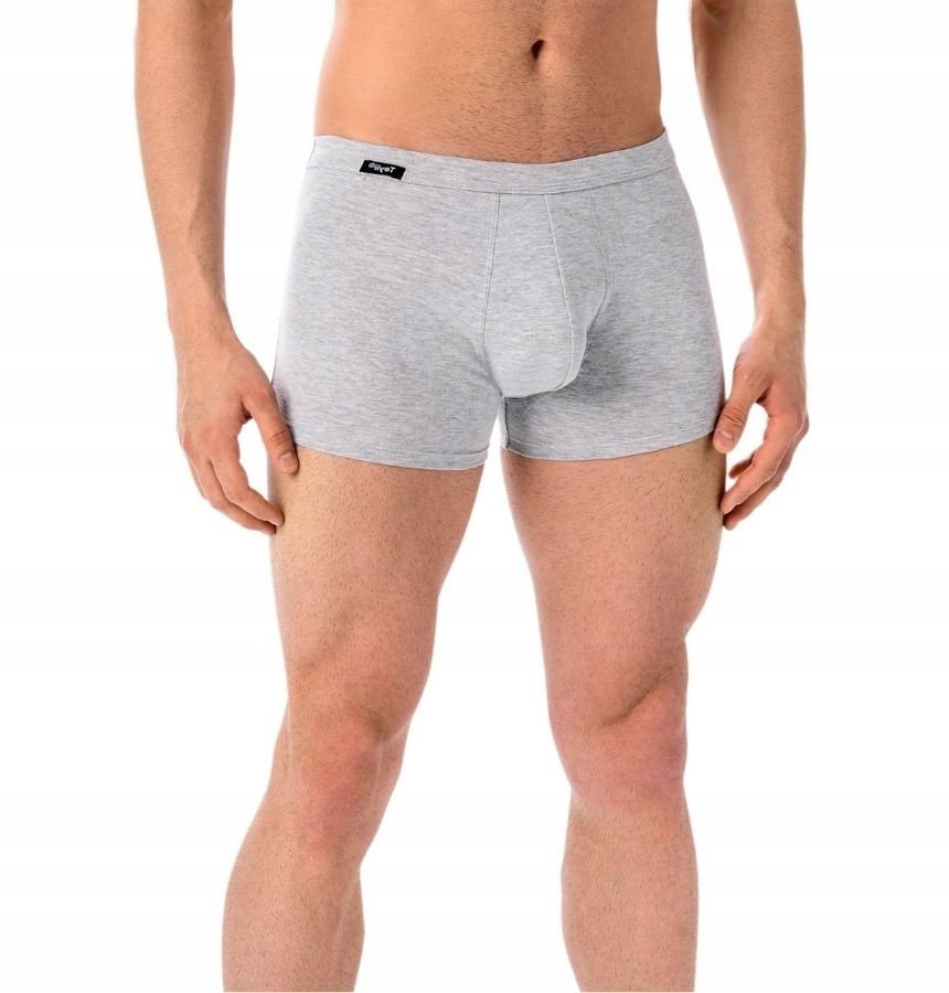 Zestaw męski bokserki i podkoszulek Deli szary Szary S