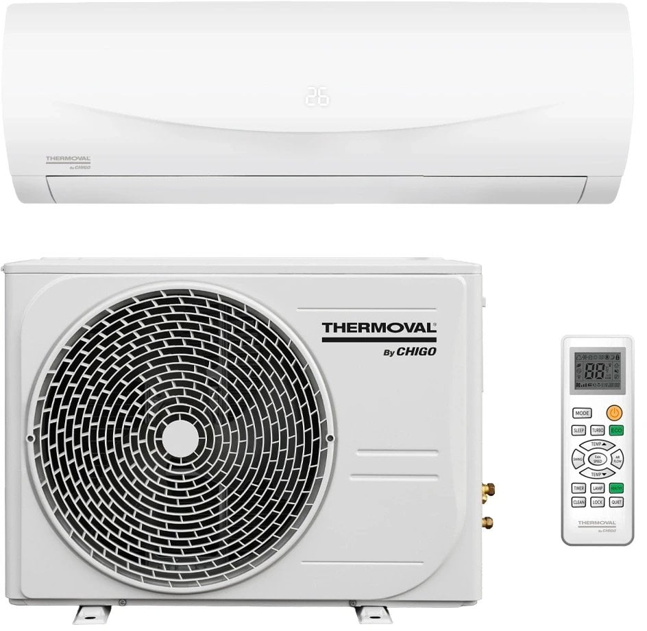 Pakiet: komplet klimatyzacji ściennej typu monosplit EIGO TVK-E51 moc 5,1 kW/18 BTU (jednostka zewnętrzna i wewnętrzna)