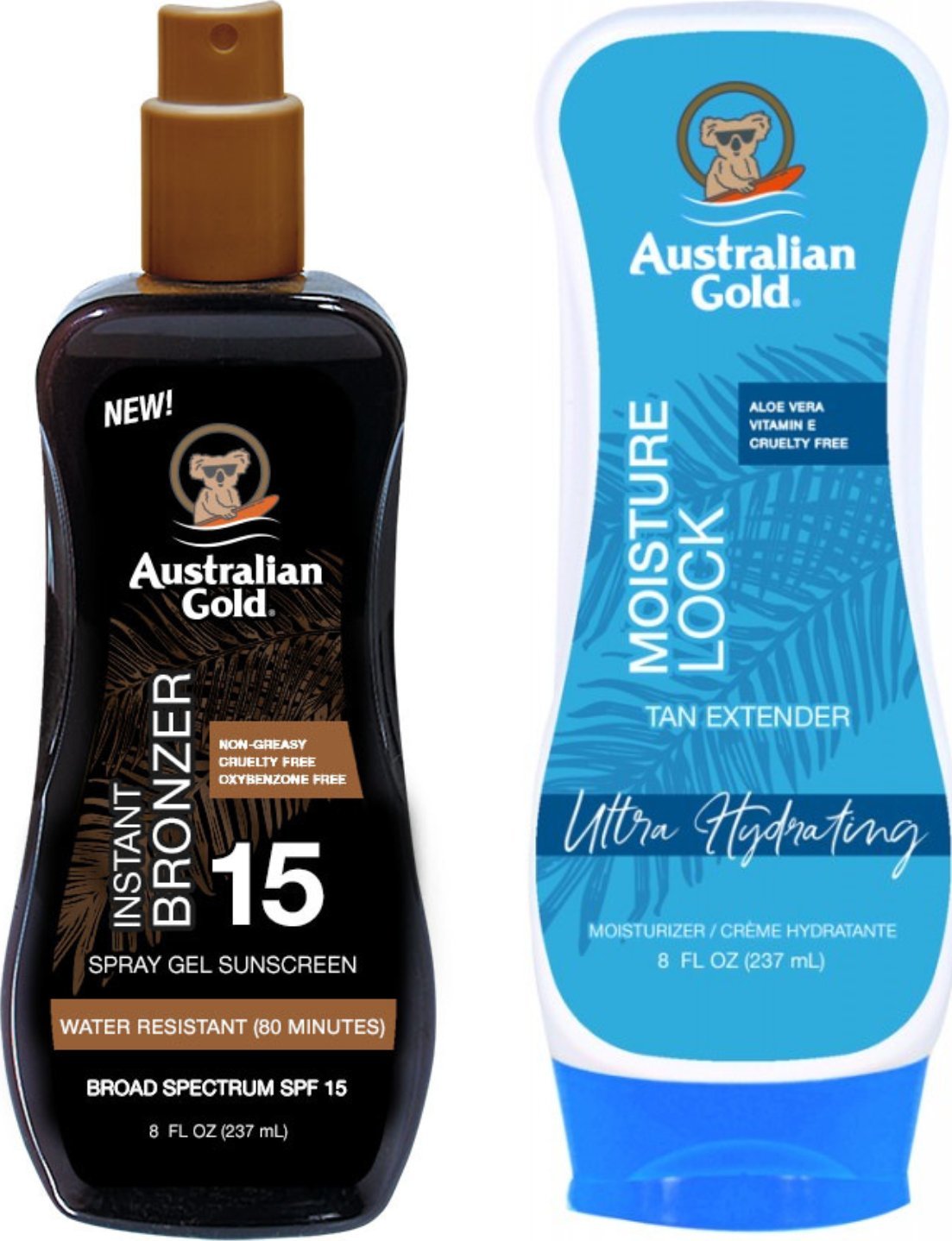 Australian Gold Spray Bronzer SPF15 + Moisture Lock 237ml