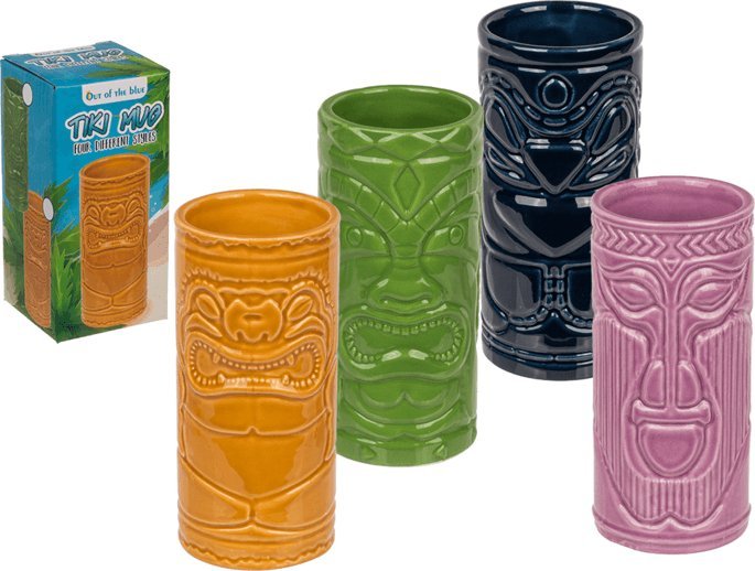 Out of the blue Ceramiczny Kubek TIKI do Drinków - Różne Wzory