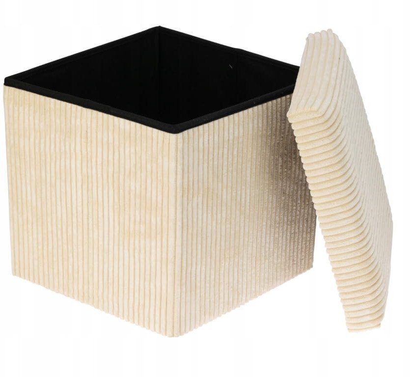 Pudełko do przechowywania eleganckie 38x38x38cm Funkcjonalne z przykrywką