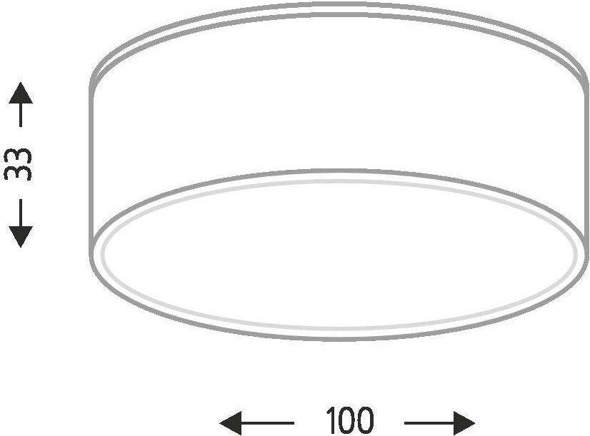 Lampa sufitowa Shilo Natynkowa LAMPA sufitowa TOTTORI IL 8056 Shilo okrągła OPRAWA do łazienki LED 10W 3000K IP44 metalowa czarna