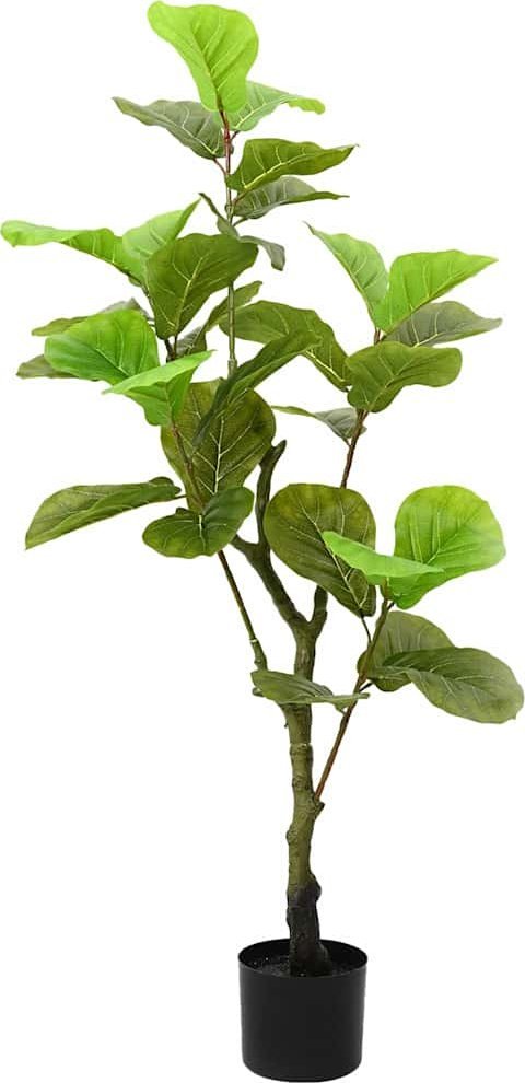 vidaXL Sztuczne drzewo Ficus 30 liści 125 cm zielone