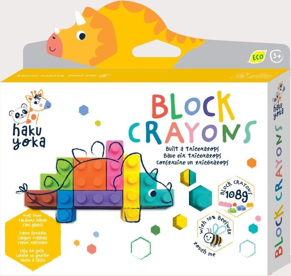 Kredki klocki - Triceratops