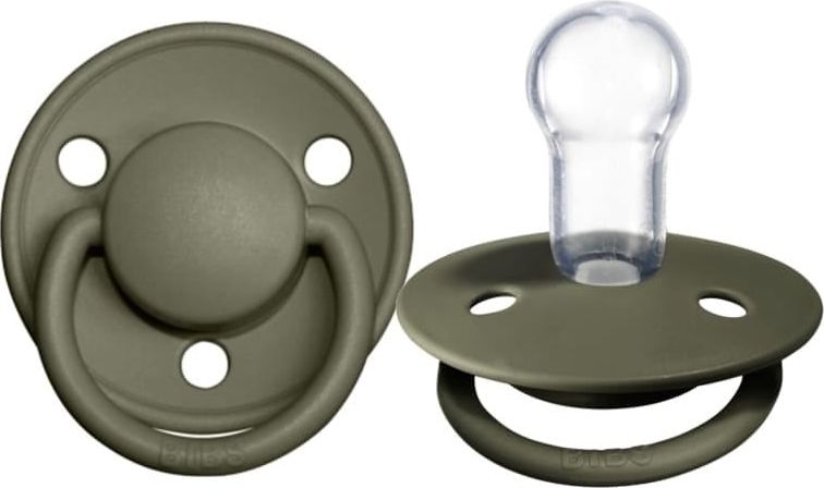 Bibs Bibs De Lux Smoczek uspokajający silikonowy Green Hunter 0-36 m Bibs