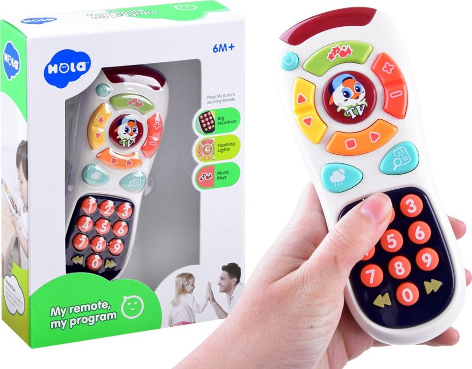 HOLA Interaktywny pilot Tv z dużymi przyciskami (ZA3734)