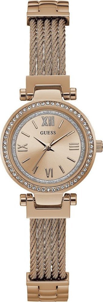 Zegarek Guess Zegarek damski Guess W1009L3 różowe złoto