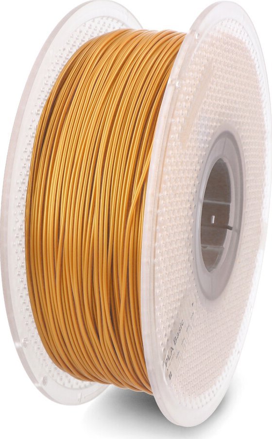 BambuLab Filament Bambu Lab PLA Basic 1,75mm 1kg - w zestawie z wielorazową szpulą - Gold}