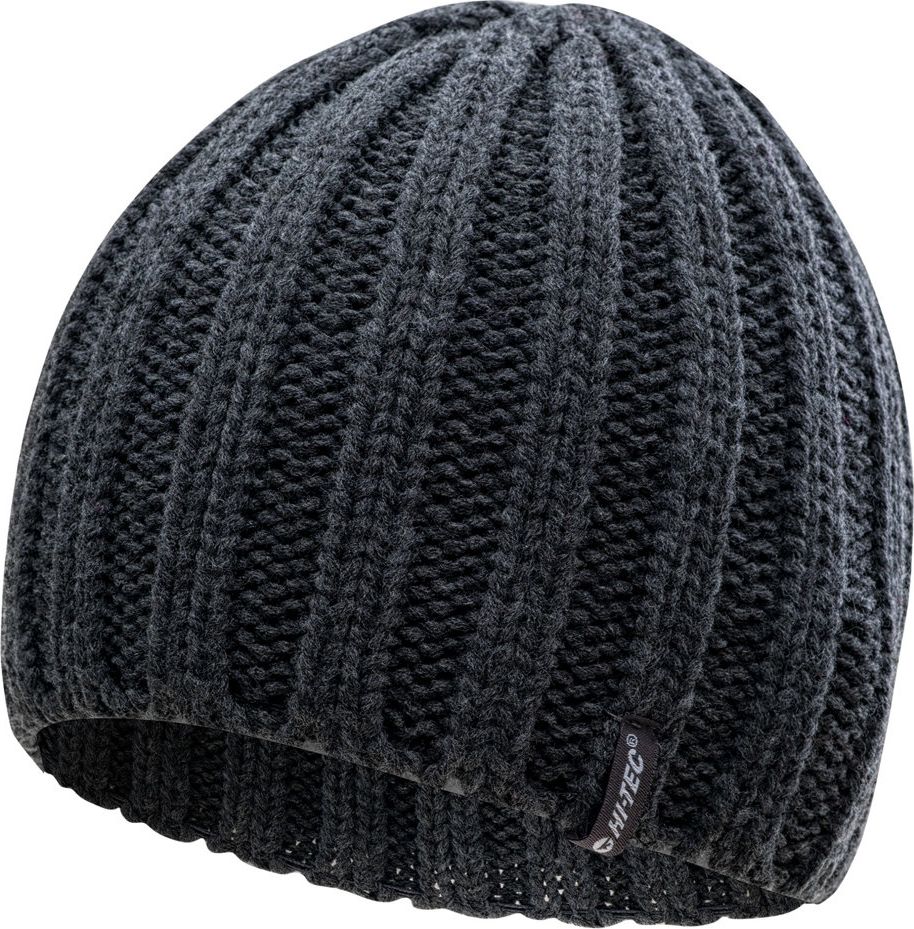 Huari CZAPKI RUPERT DARK GREY MELANGE ONE SIZE