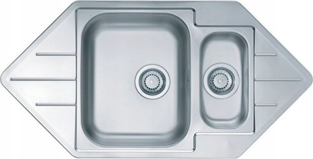 Zlewozmywak Alveus Alveus LINE 40 LEN 90-098x50 1 zlew wpuszczany + syfon