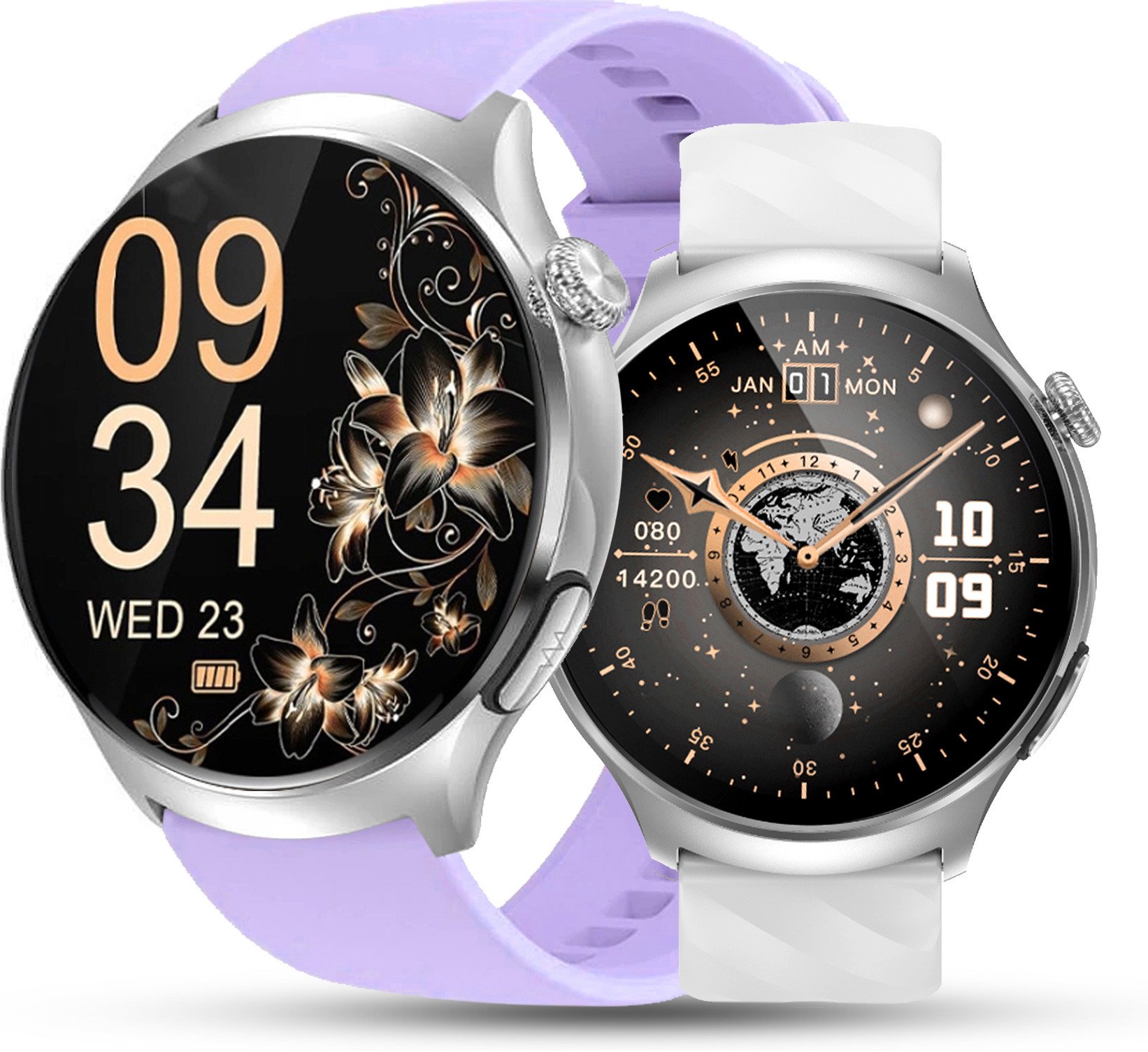 Zegarek damski smartwatch z pomiarem cukru kardiowatch