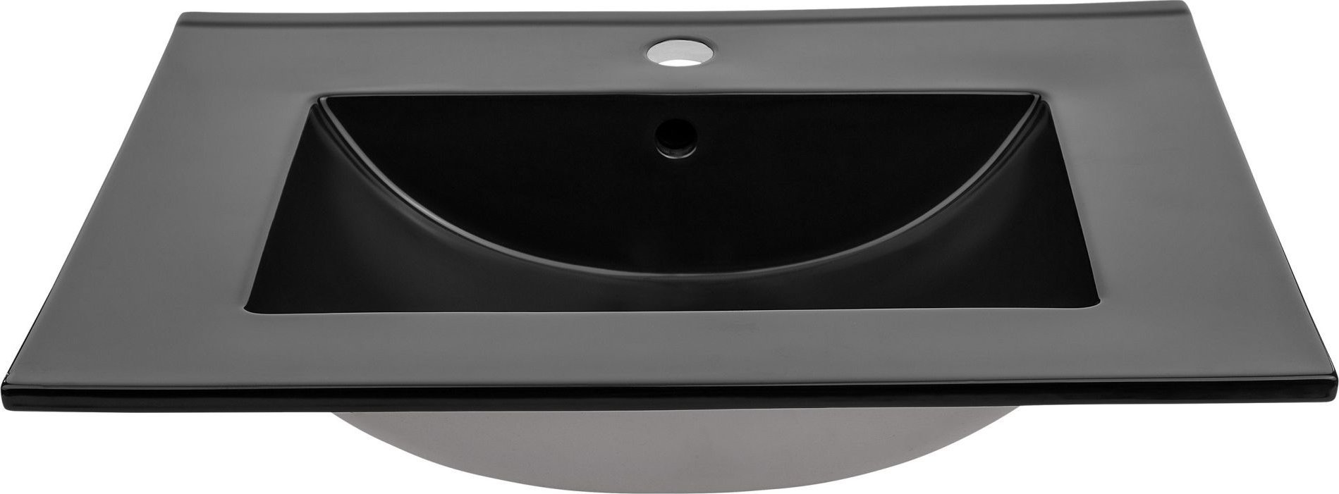 Umywalka Comad Zlew łazienkowy, umywalka, Lava, 61x46x17 cm, czarny