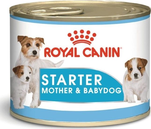 Royal Canin ROYAL CANIN Starter Mousse Mother & Babydog 6x195g karma mokra - mus, dla suk w czasie ciąży, laktacji oraz szczeniąt