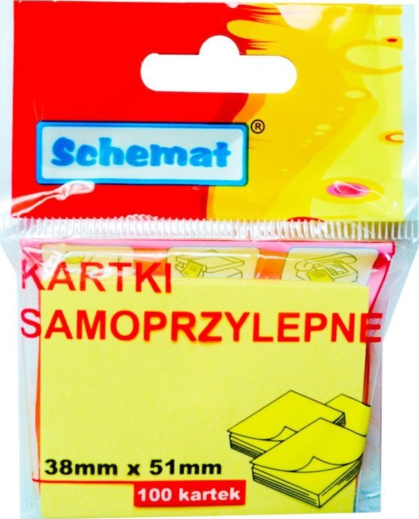 Post-it Karteczki samoprzylepne 38x51mm 100szt