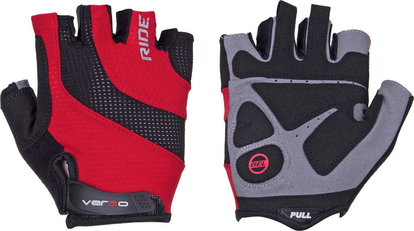 Verso Rękawiczki rowerowe Verso SB-01-7034-A czarno-czerwone L