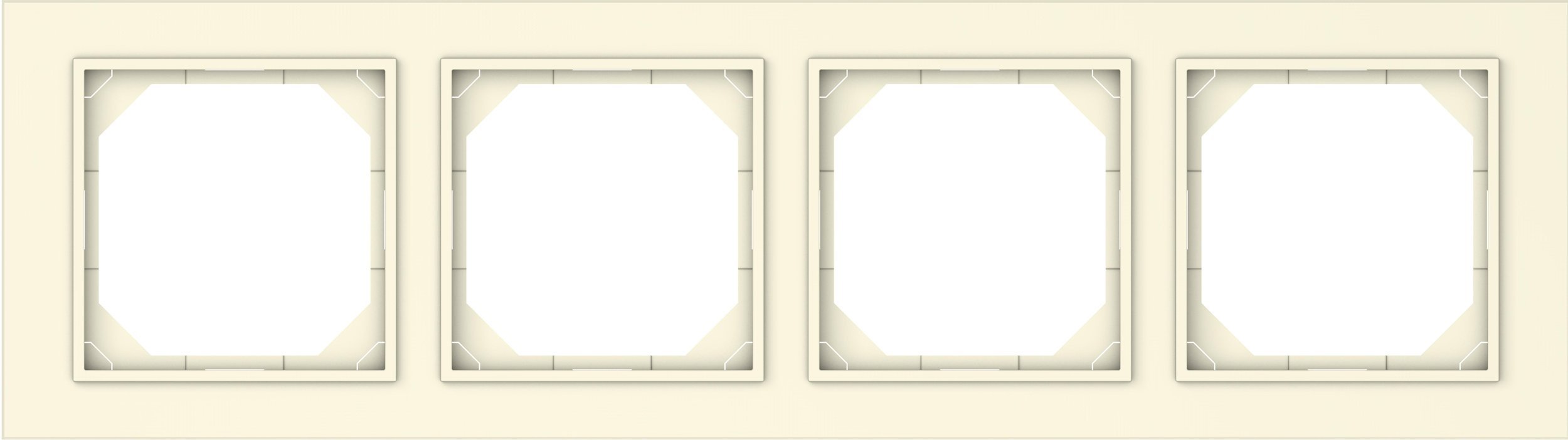 FRAME 4PL. IVORY R04 QR 1000