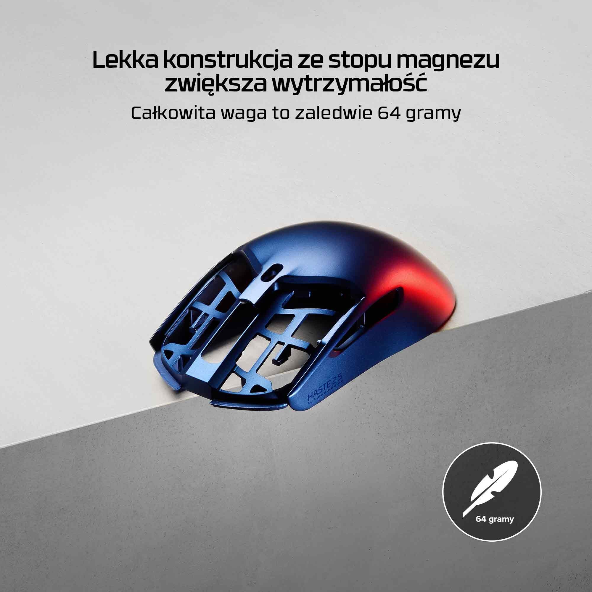 HyperX Bezprzewodowa mysz dla graczy Pulsefire Haste 2 S Navy