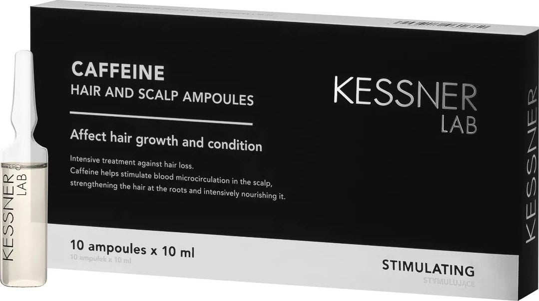 Activeshop KESSNER LAB Caffeine ampułki do skóry głowy i włosów 10 x 10 ml