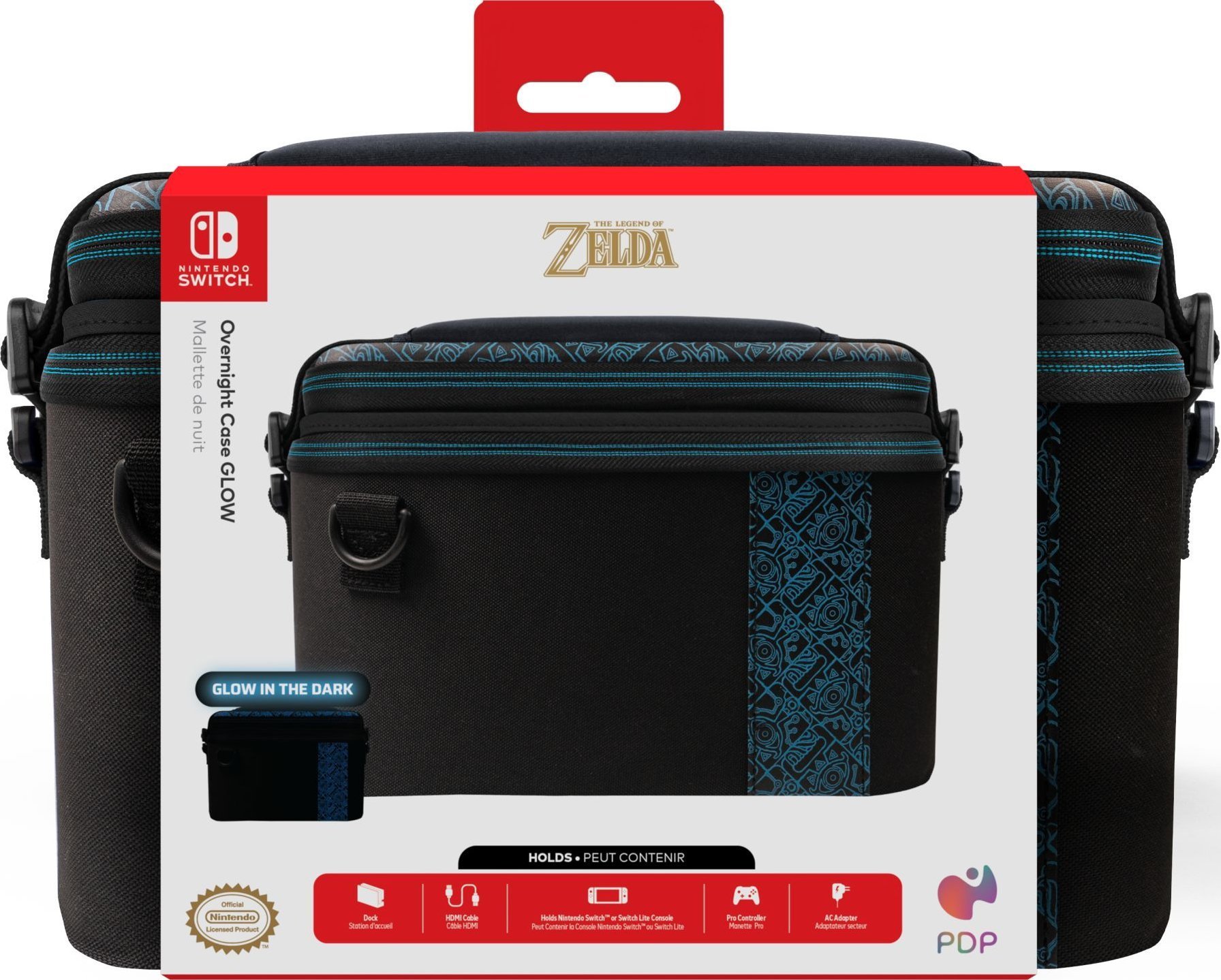 PDP Walizka + Etui Sheikah Shoot Glow in The Dark (500-141-SKSG)