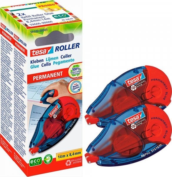 Tesa Roller Klejenie permanentne ecoLogo* wkład uzupełniający 2St.