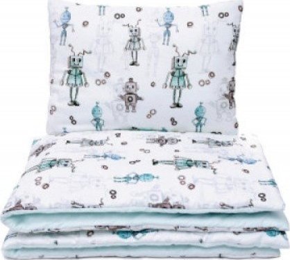 PULP BAMBOO Pościel Bawełniana dla dzieci bez wypełnienia- Roboty