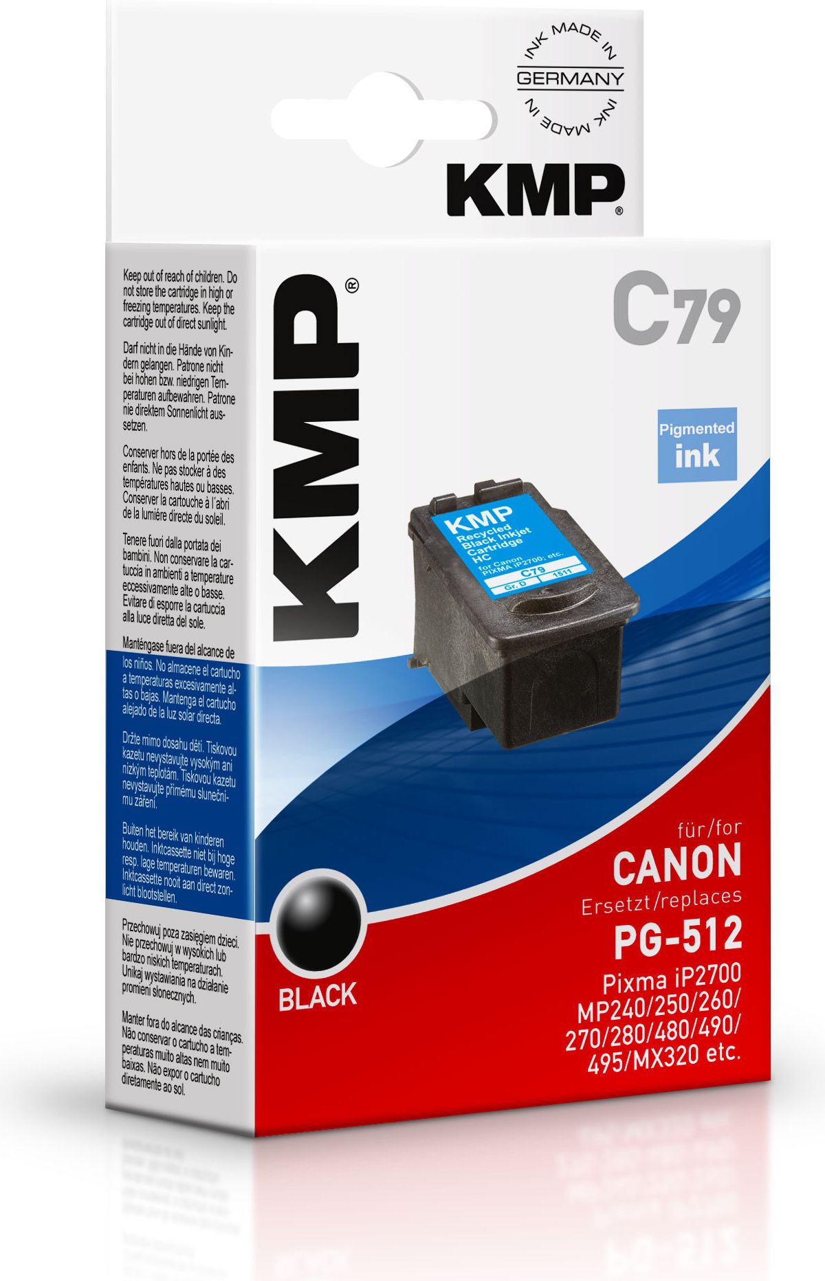 Tusz KMP C79 Tusz czarny do Canon PG-512 (1511,4051)