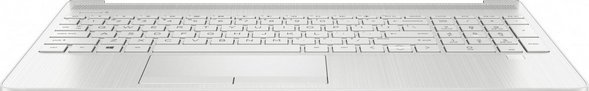 Pamięć do laptopa HP HP L53737-DH1, Housing base + keyboard, Nordic, HP, 15-dw
