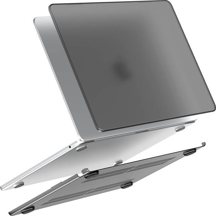 Etui Lention Matowe etui ochronne Lention do MacBook Air 15.3" (czarny)