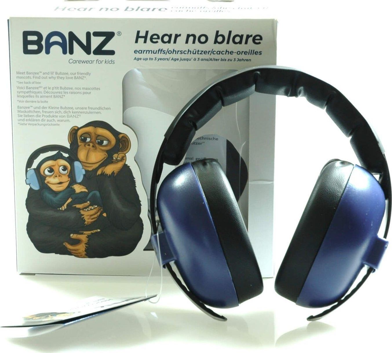 Banz Słuchawki ochronne nauszniki dzieci 0-3lat BANZ uniwersalny