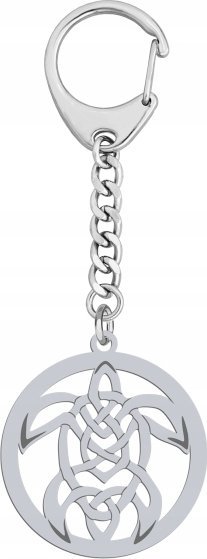 Radziszewska Jewellery Srebrny Brelok z ŻÓŁWIEM ażurowym GRAWER GRATIS