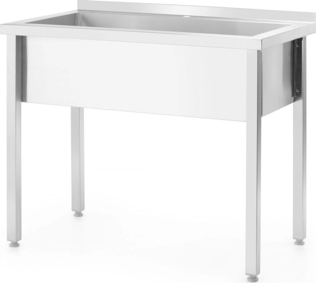 Zlewozmywak Hendi Basen zlew gastronomiczny jednokomorowy Budget Line STAL 800 x 600 x 850 cm - Hendi 811009