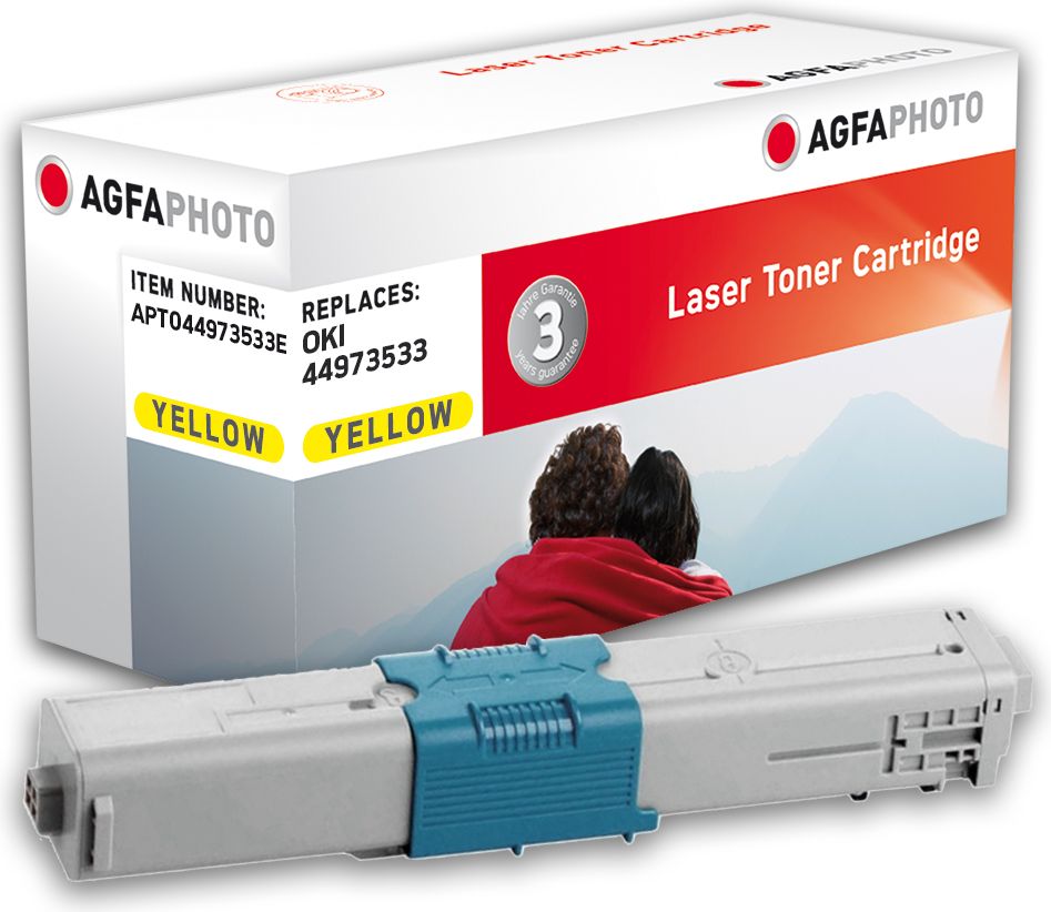 Toner AgfaPhoto Yellow Zamiennik 44973533 (APTO44973533E)