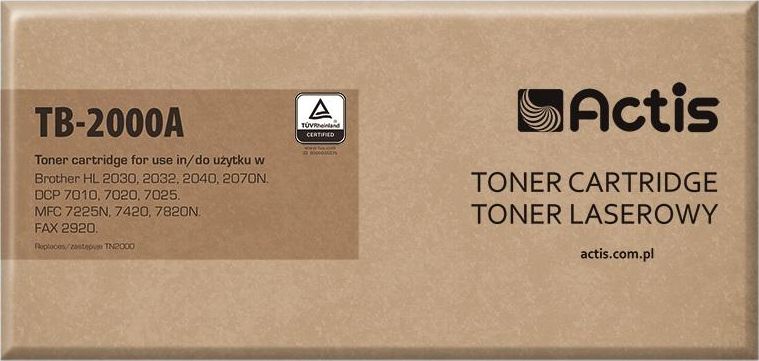 Toner Actis TB-2000A Black Zamiennik TN-2000 (TB-2000A)