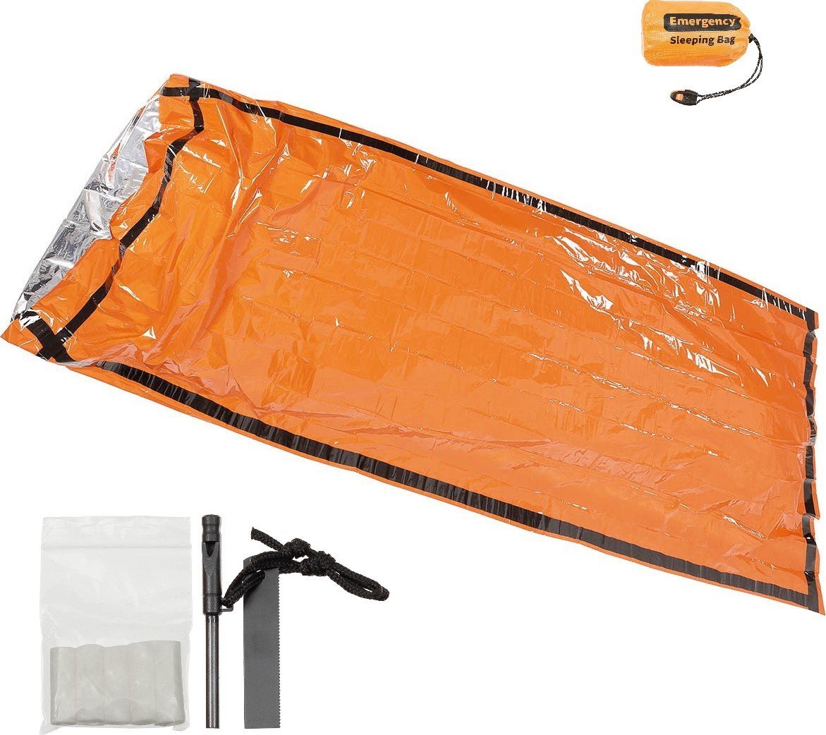 Fox Awaryjny worek ratunkowy pomarańczowy, jednostronnie pokryty aluminium