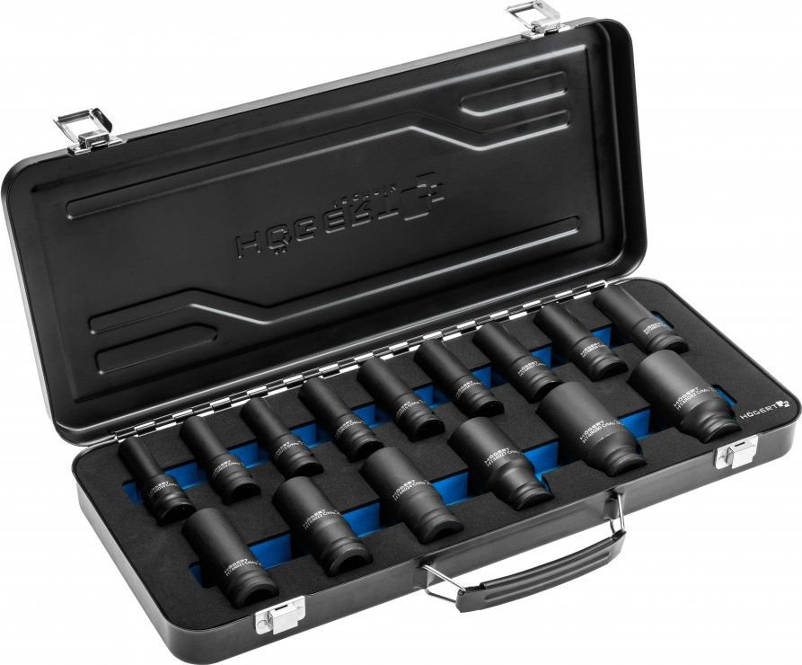 Högert Technik Zestaw nasadek udarowych 1/2" 15 el. (HT4R049)