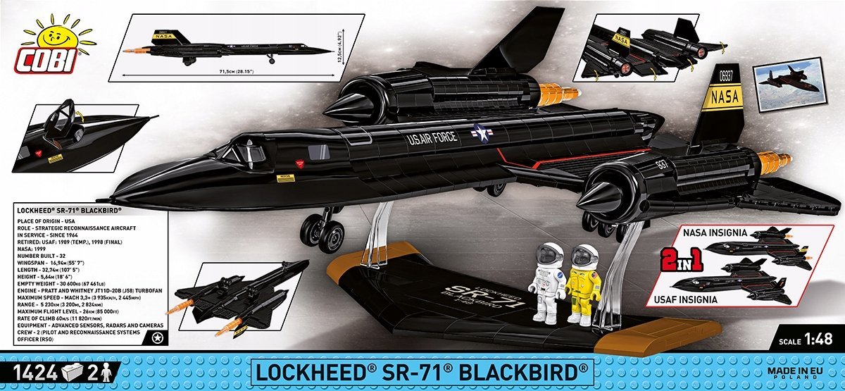 Cobi Executive Edition Lockheed SR-71 Blackbird