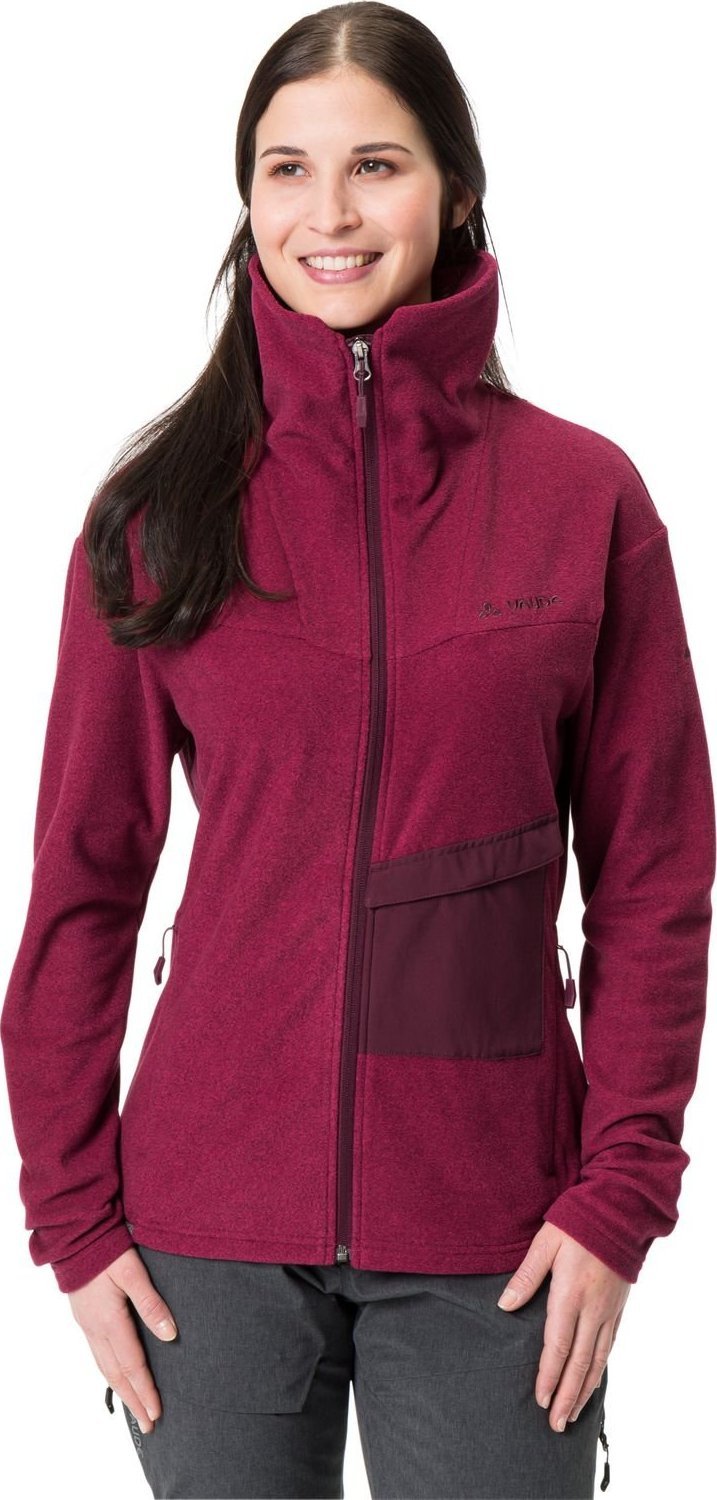 Vaude Kurtka polarowa sportowa damska Vaude Yaras - czerwona 40