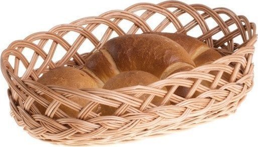 WickerPL Owalna taca wiklinowa 43x33 H11 cm